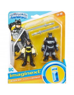 Imaginext DC Super Friends Black Bat e Ninja Batman