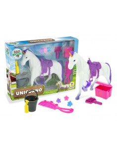 Unicorno Floccato con Accessori