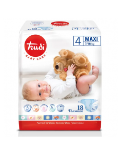 Trudi Baby Care Pannolini Tg. 4 Maxi 7-18kg 18pz