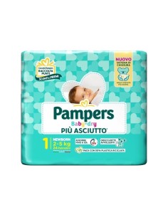 Pampers Baby Dry Tg.1 Newborn 2-5kg 24pz