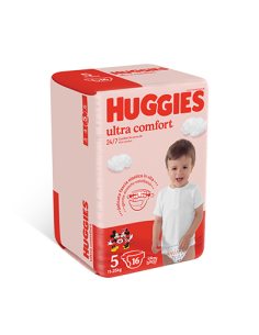 Huggies Pannolini Ultra Comfort Tg. 5 Junior 11-25kg 16pz