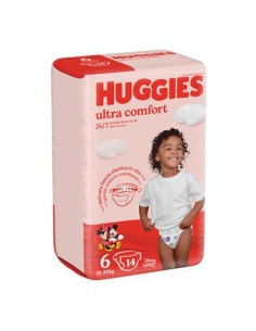 Huggies Pannolini Ultra Comfort Tg. 6 Extralarge 15-30kg 14pz
