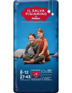 Pampers Salvapigiamino 8-12 Anni 27-43kg 9pz