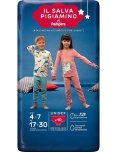 Pampers Salvapigiamino 4-7 Anni 17-30kg 10pz