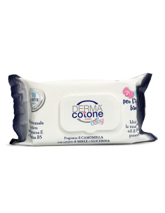 Dermacotone Salviettine Camomilla Miele e Glicerina 100pz