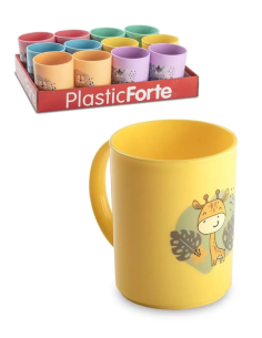 Tazza in Plastica Colori Assortiti 350ml