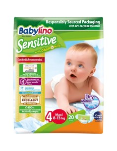 Babylino Sensitive Tg.4 Maxi 8-13kg 20pz