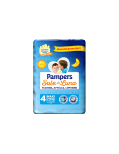 Pampers Sole Luna Tg.4 Maxi 7-18kg 17pz