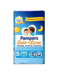 Pampers Sole Luna Tg.5 Junior 11-25kg 15pz