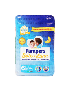 Pampers Sole Luna Tg.6 Extra large 15-30kg 13pz
