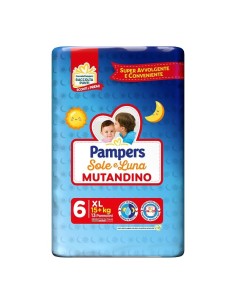 Pampers Sole Luna Mutandino Tg.6 Extra large 15kg+ 13pz