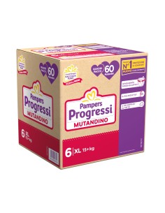 Pampers Progressi Mutandino Quadripack Tg.6 Extralarge 15+ kg 60pz