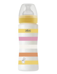 Chicco Biberon Well Being 4m+ Flusso Veloce 330ml Silicone Bimba