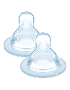 Mam 2 Tettarelle Flusso 3 4m+ Silicone