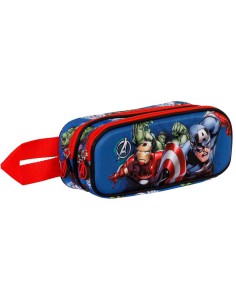 Astuccio Poratutto 2 Zip Avengers