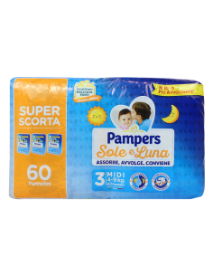 Pampers Sole Luna Tg.3 Midi 4-9kg Tripack