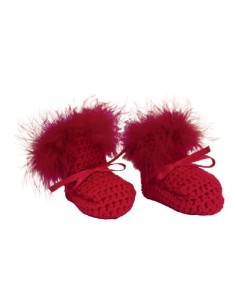 Babbucce in lana neonata