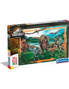 Clementoni Puzzle Jurassic World 104 Pezzi Maxi