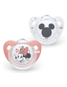Nuk Succhietto Disney Minnie 0-6m Silicone 2pz