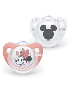 Nuk Succhietto Disney Minnie 6-18m Silicone 2pz