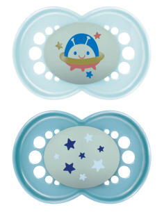 Mam Succhietto Original Night 16m+ Silicone Bimbo 2pz