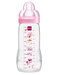 Mam Biberon Easy Active 4m+ 330ml Rosa