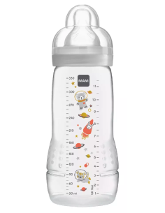 Mam Biberon Easy Active 4m+ 330ml Grigio