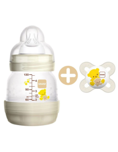 Mam Biberon Easy Start 130ml 0m+ Silicone + Succhietto