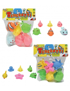 Tenerotti Pesci e Animali Acquatici 6pz Assortiti