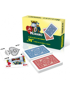 Carte Modiano 98 2 Mazzi da 52 Carte