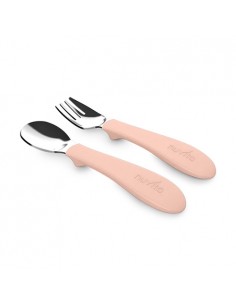 Nuvita Set Posate Acciaio Inox Rosa 8472R