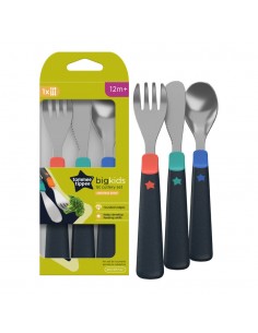 Tommee Tippee Set Posate Acciaio Inox 3pz