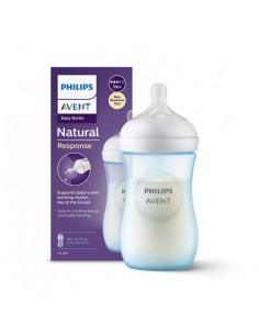Avent Biberon Natural 1m+ 260ml Azzurro