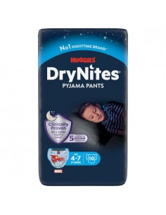 Huggies Drynites Boy 4-7 Anni 17-30kg 10pz