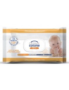 Dermacotone Salviettine Latte di Avena e Proteine di Riso 72pz