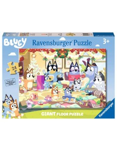 Ravensburger Giant Puzzle Natale con Bluey 24 Pezzi