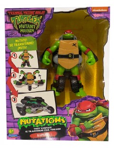 Teenage Mutant Turtles Veicolo Trasformabile Raphael