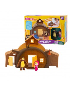 Masha e Orso Playset Casa con 2 Personaggi
