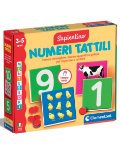 Clementoni Sapientino Montessori Numeri Tattili