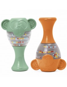 Chicco Maracas Scimmie Eco+