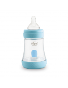 Chicco Biberon Anticolica Perfect 5 0m+ Flusso Lento 150ml Azzurro
