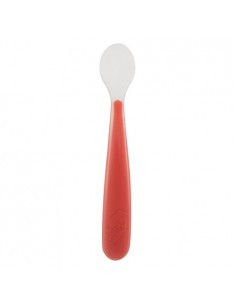Chicco Cucchiaio Silicone 6m+ Rosso