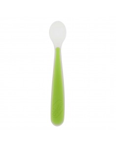 Chicco Cucchiaio Silicone 6m+ Verde