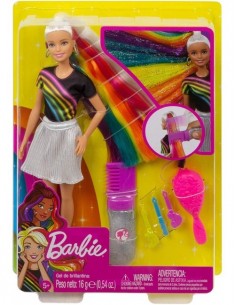 Barbie Capelli Arcobaleno