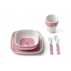 Set pappa in bamboo 12m+ Bimba