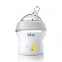 Chicco Biberon NaturalFeeling 150ml 0m+ Grigio