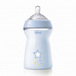 Chicco Biberon NaturalFeeling 330ml 6m+ Azzurro